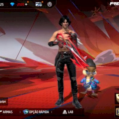 18 PERSONAGENS/23 PETS/ 51 EMOTES E MAIS NO FF