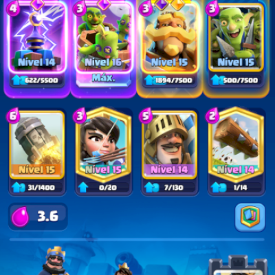 🎮 CONTA CLASH ROYALE – 11.000+ TROFÉUS | NÍVEL 15 | ALTO PADRÃO