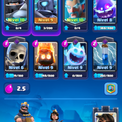 conta iniciante clash royale arena 14