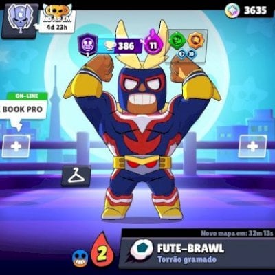 Conta brawl stars, 59k troféus, 42 brawlers no mil