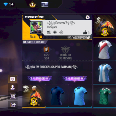 Conta gemada para iniciantes com 23 camisas time faço por 25,00