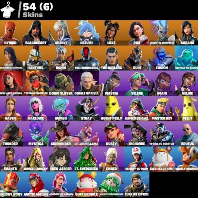 Conta Fortnite | 54 Skins | Mary Jane | Entrega automática!