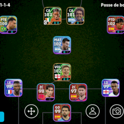 CONTA EFOOTBALL FORÇA 3088 3 ICONS E 2 SHOWTIMES BRABOS