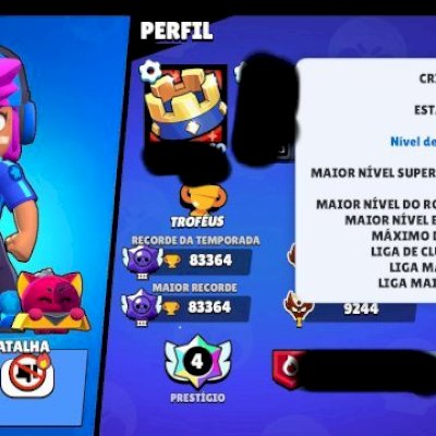 Venda de Conta rara Brawl Stars