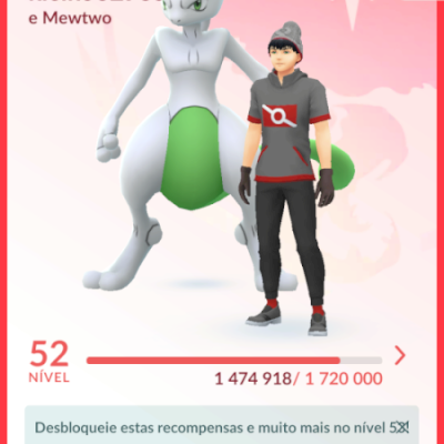 CONTA LVL 52 |🌙 50 LENDÁRIOS |✨25 SHINY |💯 9 HUNDO |💯 1 SHUNDO |💎1M STARDUST