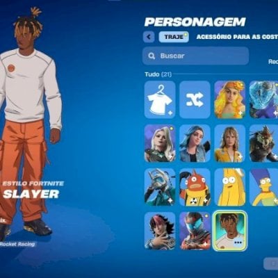 Conta Fortnite com Skins Simpsons + Juice WRLD + Vários Itens | Completa