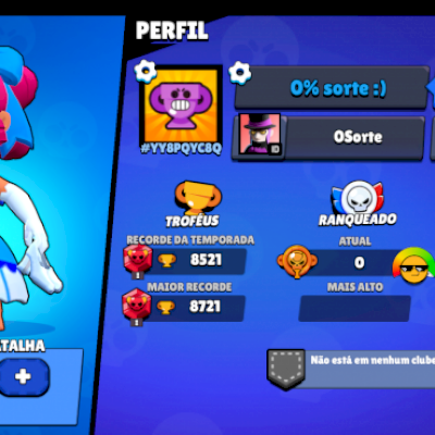 Conta brawl stars com passe antigo (buzz e ash)