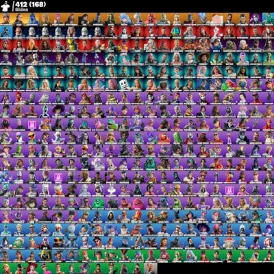 CONTA FORTNITE 412 SKINS - 300+ JOGOS EPIC GAMES - UNICO DONO - FULL PLATAFORMAS