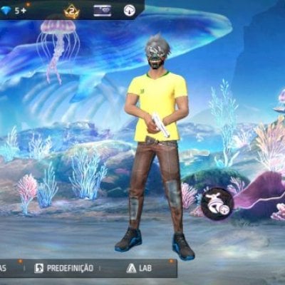 CONTA DE FF BRABA COM UMP VERDE ATT NIVEL 67