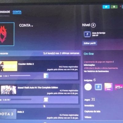 conta steam cs 2 prime saindo muito barato  LEIA a descrição.