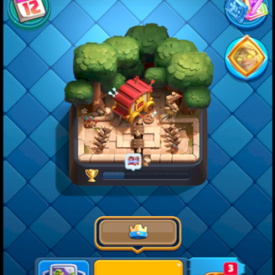 10600 troféus / deck nível 16 / conta de 2016