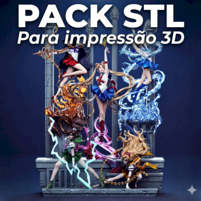 Pack 10 STL CA 3D Studio - Alta Definição