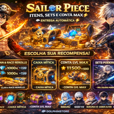 SAILOR PIECE 🌊 | ITENS, SETS E CONTA MAX 🔥 | ENTREGA AUTOMÁTICA ⚡
