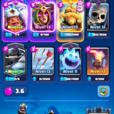 CONTA DE CLASH ROYALE BRABA E BARATA | ARENA 20 | 7 EVOS | NÍVEL 39