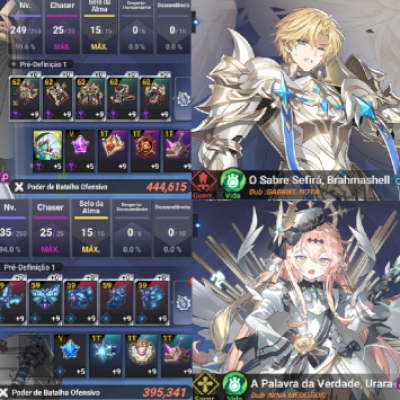 V>Conta Grand Chase Mobile + Level 163 + Traje + Recursos