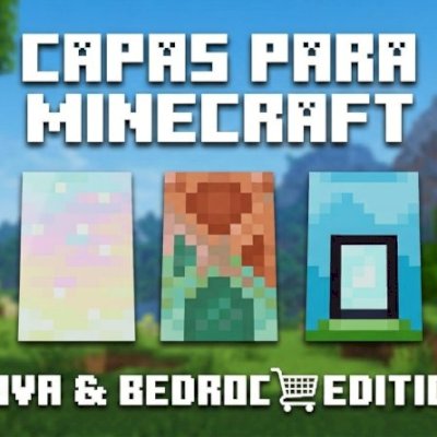 CAPAS PARA MINECRAFT - JAVA & BEDROCK - ENTREGA RÁPIDA