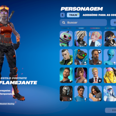 VENDO CONTA EPIC GAMES COM 290 JOGOS + FORTNITE COM 214 SKINS e 2400 VBUCKS