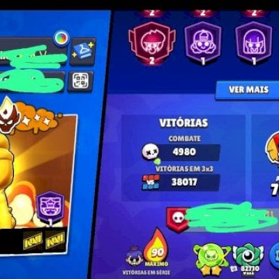 CONTA FULL RARA BRAWL STARS