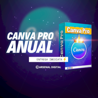 🎨 Canva Pro Anual – No seu e-mail