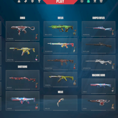 Valorant Ex-Diamante | Nível 220 | Skins Premium | 2 Facas