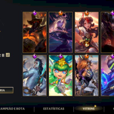 Nível 270 + 78Skins + 2 Baús SkinPremium