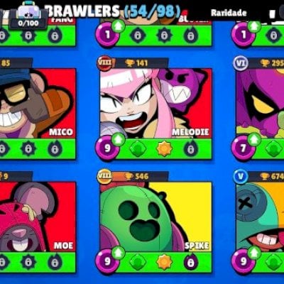 CONTAS DE BRAWL STARS COM LENDARIOS MAIS BARATAS DA DESAPEGO