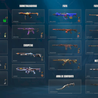 Conta de Valorant com muitas Skin