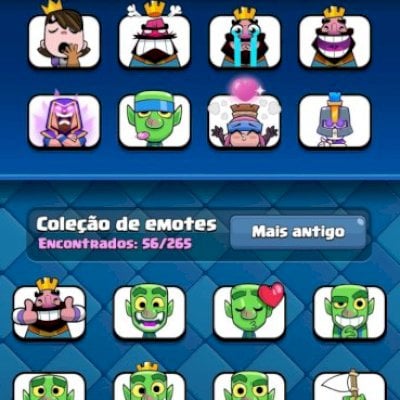 13 evoluções, 2100 gemas, 1m ouro, muitos emotes e vários itens colecionáveis.