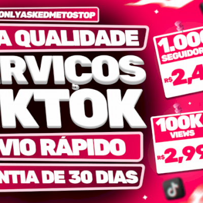 5 CONTAS DO TIK TOK COM 100 SEGUIDORES CADA