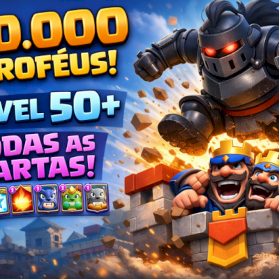 🔥 CONTA PREMIUM DE CLASH ROYALE À VENDA 🔥 Todas as CARTAS e muitas EVOLUCOES