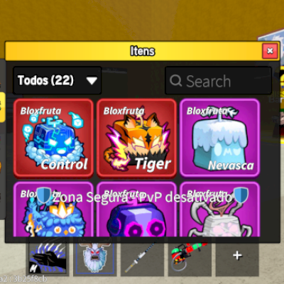 Conta com yeti control e tiger haki colorido