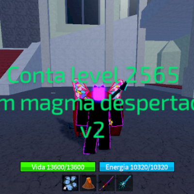 Conta com todos os estilos de luta V2 com magma despertada