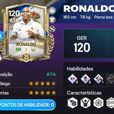 RONALDO 120 - $3,5 Bilhões coins - Gullit - Mbappe - Zidane - Rivaldo, EA FC 26