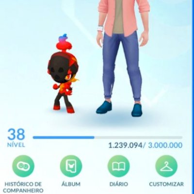 Conta Lv 38 apta a solicitar ginásios e pokestops