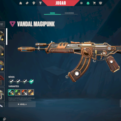 Conta valorant - Skins de vandal champs 21, 23, 25. sheriff arcane