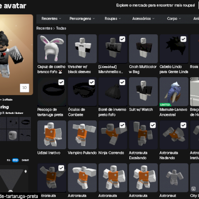 💎 Conta Roblox Premium! 5 Limiteds U | +17K Robux gastos | Roupas, 8 Animações