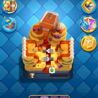 CONTA CLASH ROYALE - 8500 TROFÉUS E 14 EVOs