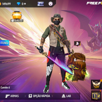 conta de ff gemada com angélical punhos armas evolutivas por apenas 290