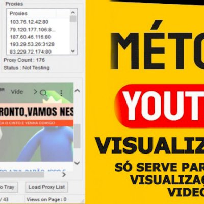 BOT DE VISUALIZAÇÃO DO YOUTUBE COM TUTORIAL