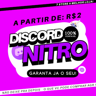 [❗PROMOÇÃO DE HOJE] Discord Nitro Gaming Trimensal & Mensal+ Impulsos+ ATIVAÇÃO