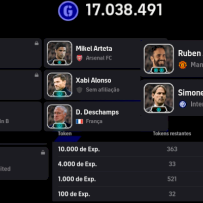 CONTA EFOOTBALL COM PELÉ E MUITO MAIS...