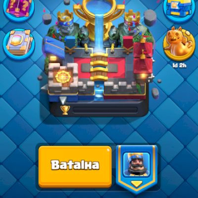 Clash Royale Conta 7 anos 9000 troféus Gemada