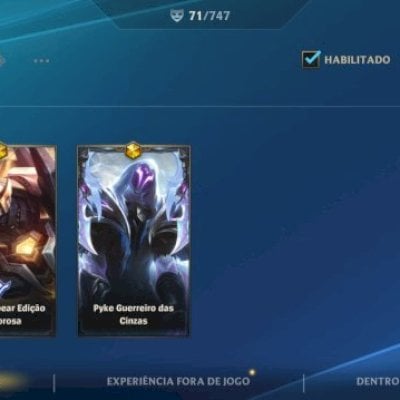 Conta Premium wild rift