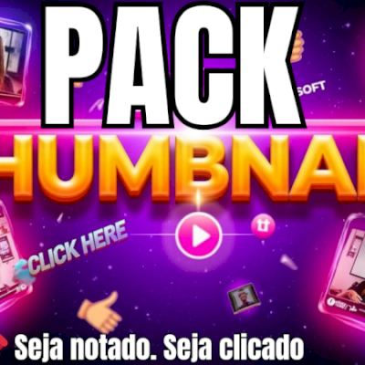 Pack Thumbnails - Seja Notado - Seja Clicado