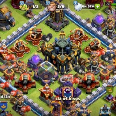 Clash CV 17  e mais de 11mil gemas ( falta pouco para conta full) Level 225