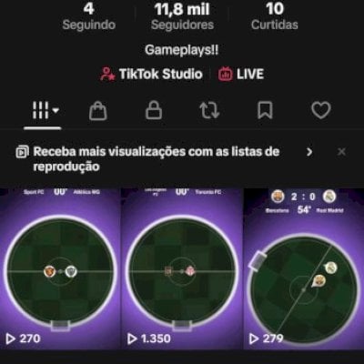 CONTA TIK TOK 11K DE SEGUIDORES!!