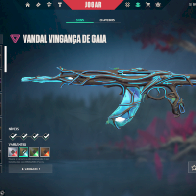 CONTA VALORANT - XENOHUNTER, VANDAL GAIA