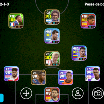 Conta Efootball Força 3105 2 Icons e 4 Showtimes Brabos