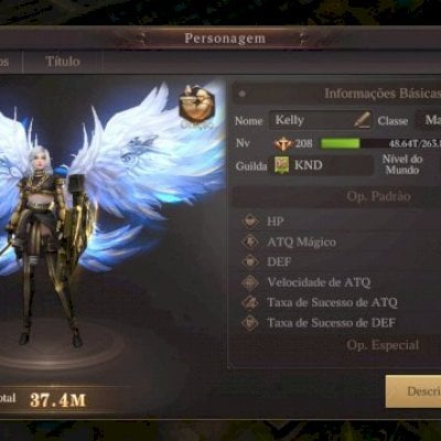 Conta Mu Dark Epoch/mago Agi/ 37.4M CP