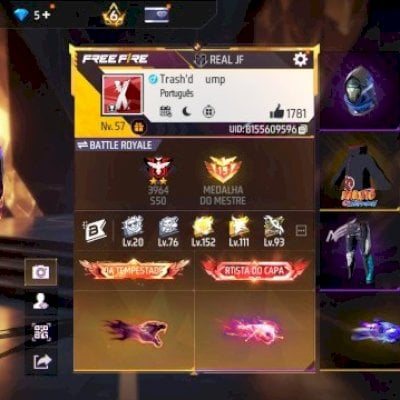 CONTA FF GEMADA PRIME 6/2 ANJO/4 PUNHOS/5 CONJUNTOS DO NARUTO/GOLA ALTA/VEM NELA